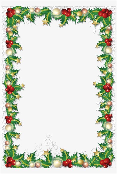 Christmas Page Borders Clip Art Library