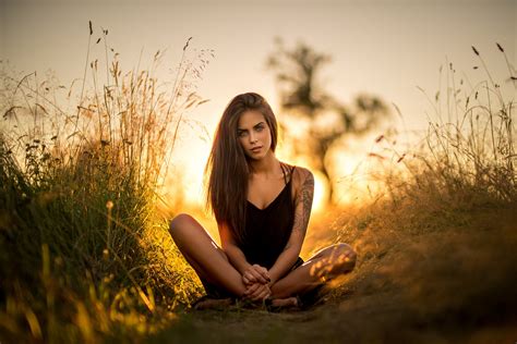 Hintergrundbilder Sonnenlicht Frauen Im Freien Frau Modell Porträt Sonnenuntergang