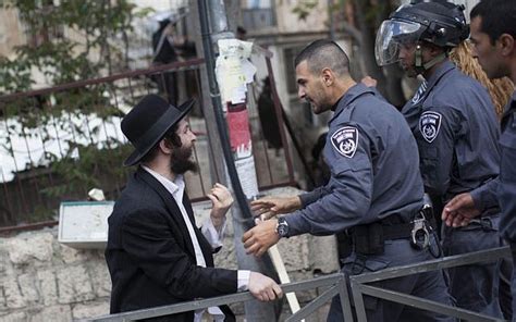Three Police Injured In Ultra Orthodox Protest The Times Of Israel