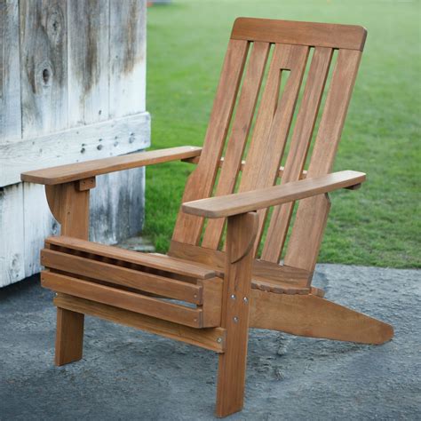 The very first adirondack chair was made back in the early 20th century. Outdoor Hardwood Square-Back Adirondack Chair with ...