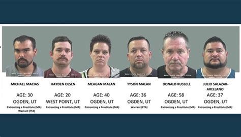 Weber County Sheriffs Officials Arrest 6 People During Undercover Prostitution Sting Gephardt