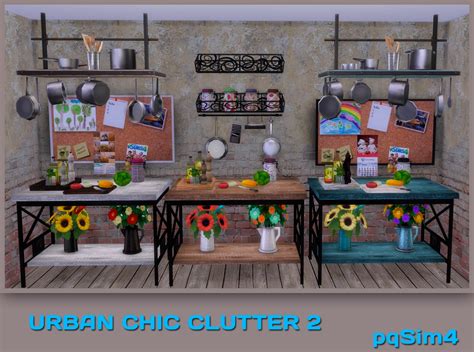 Pqsim4 Back To School Clutter The Sims 4 Custom Conte