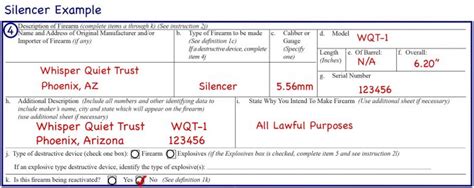 And he likes the optics of. How to Fill out ATF Form 1