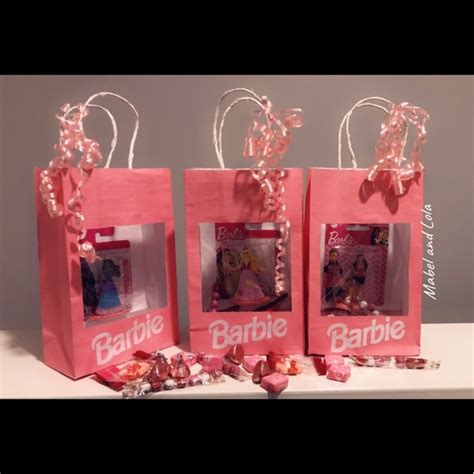 Mabel And Lola Party Supplies Barbie Themed Birthday Party Goodie