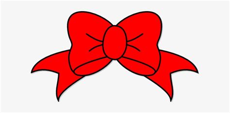 Red Bow Clip Art At Clipart - Hair Bow Svg File PNG Image | Transparent