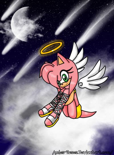Amy Rose Lost Angel Of The Night By Icefatal On Deviantart