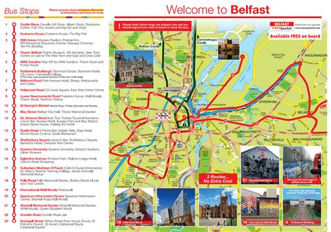 Belfast Attractions Map Free Pdf Tourist City Tours Map Belfast 2024