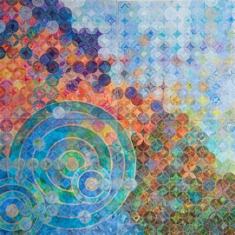 Denise Driscoll Circles 30 Elemental Abstract Acrylic Painting