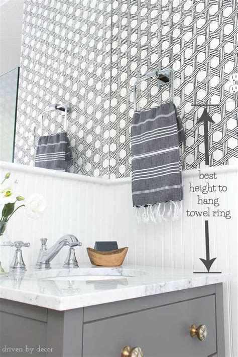 How High Should A Towel Bar Be Placed - Getting to grips with grab rail positions