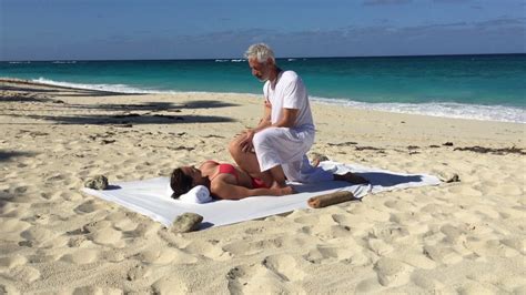 Thai Yoga Massage On The Beach Youtube