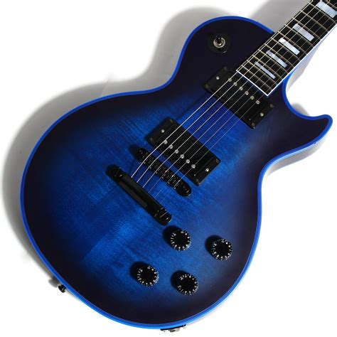 2017 Gibson Custom Shop Les Paul Satin Blue Burst Widow Rare Limite Kansas City Vintage Guitars
