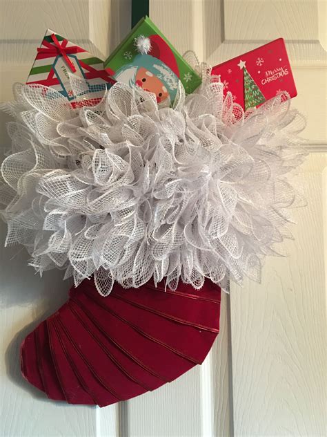 Tutorial Santa Deco Mesh Wreath Artofit Christmas Wreath Craft