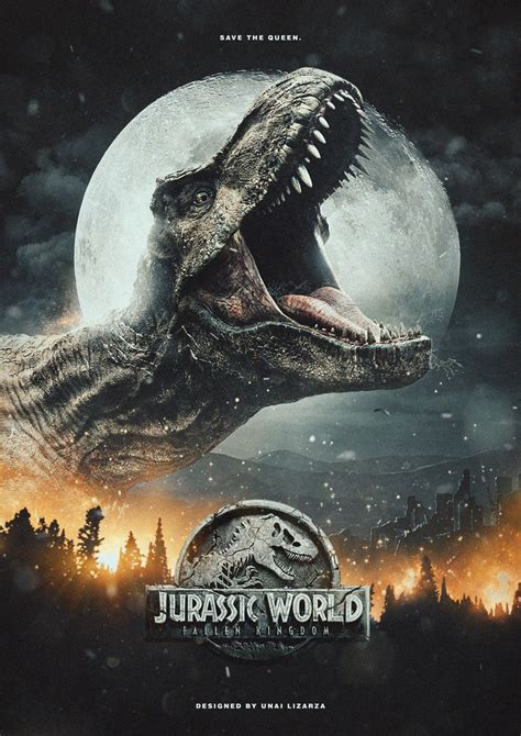 Jurassic World Fallen Kingodm Poster Created By Unai Lizarza