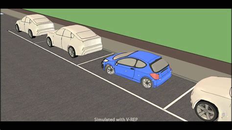 Automated parking simulation 2 (Parallel Parking) - YouTube
