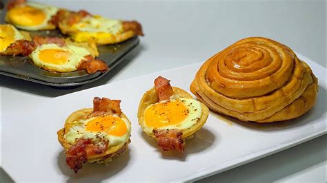 Easy Bacon Egg Toast Breakfast Cups Youtube