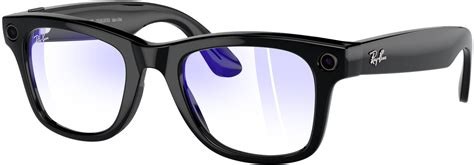 Customer Reviews Ray Ban Meta Wayfarer Standard Smart Bluetooth Audio Glasses Shiny Black