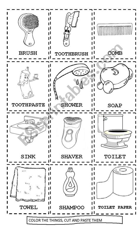 Some Parts Of The Bathroom Esl Worksheet By Jecmpj