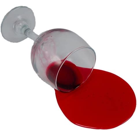 Red Wine Glass Spill Fake Drink Usa Varies In Size Etsy