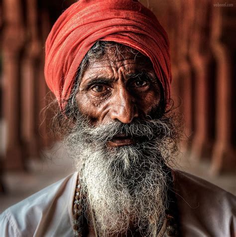 Portrait Photography Travel India Old Man By Ed Gordeev
