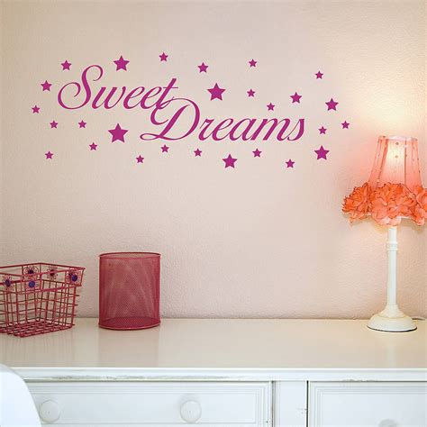 Sweet Dreams Wall Stickers By Nutmeg