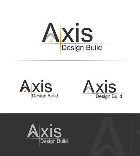 Modern Professional Construction Company Logo Design For Axis Design