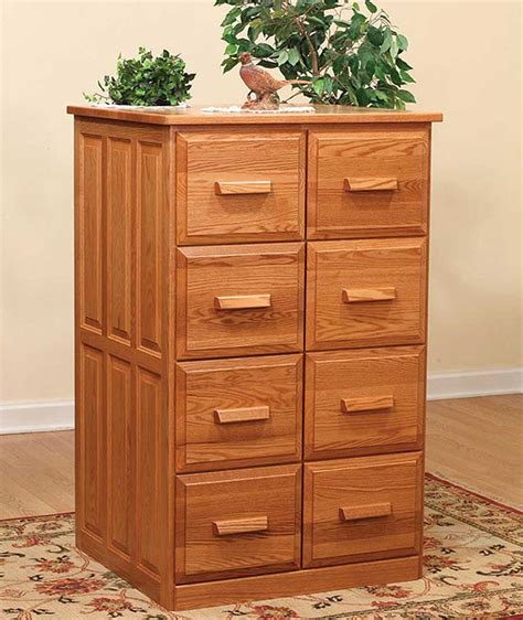 Select a filing cabinet with features like locking drawers for increased security or casters for mobility. Vertical File Cabinets for the Home Office