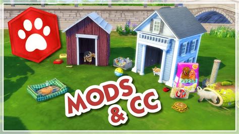 Mod De Casitas Para Perro Y Cc De Mascotas Los Sims 4