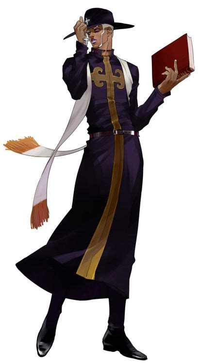 Enrico Pucci — The Gay Gravity Defying Priest Fantasy Character Design