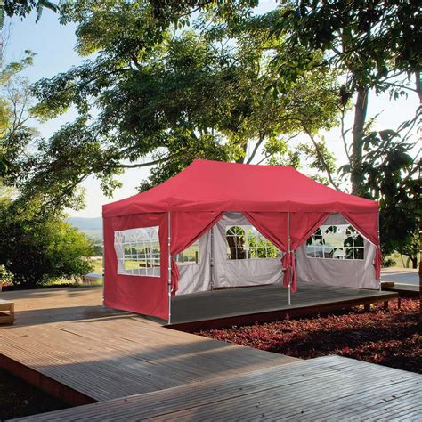 Ainfox 10x20 Ft Pop Up Canopy Tent Party Heavy Duty Instant Gazebo