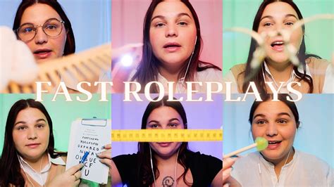 Asmr⎪fast Roleplays 6 Roleplays En 10 Minutes 😴 Youtube