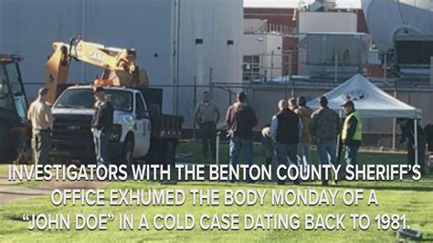 Body Exhumed In Benton County 38 Year Old Cold Case