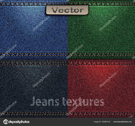 Coleção de jeans cores textura vetor Vetores de Stock Mondi h