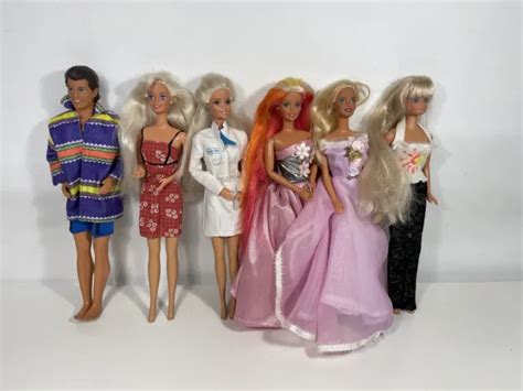 barbie doll bundle 1990 s vintage mattel barbies and ken ref 3 14 30 picclick
