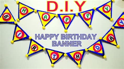 Happy Birthday Banner Ideas