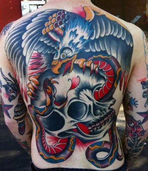50 Traditional Back Tattoo Design Ideas For Men Old