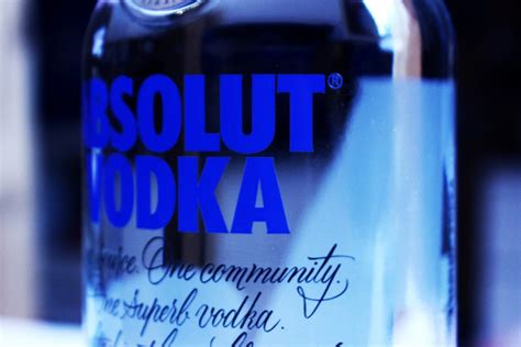 Free Images Absolute Vodka Bottle Of Alcohol Drink Cobalt Blue