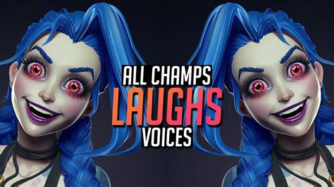All League Champions Laugh Voices 157 Champion 4k Youtube