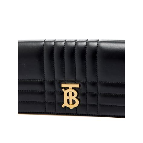 Burberry Ls Lola Chain Wallet Zwart Derodeloper