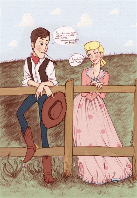 Woody Bo Peep In Love Toy Story 4 Disney Fan Art Disney Love