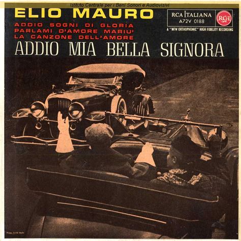 Allo spuntar del sole io partirò da te.(2) il. Discografia Nazionale della canzone italiana