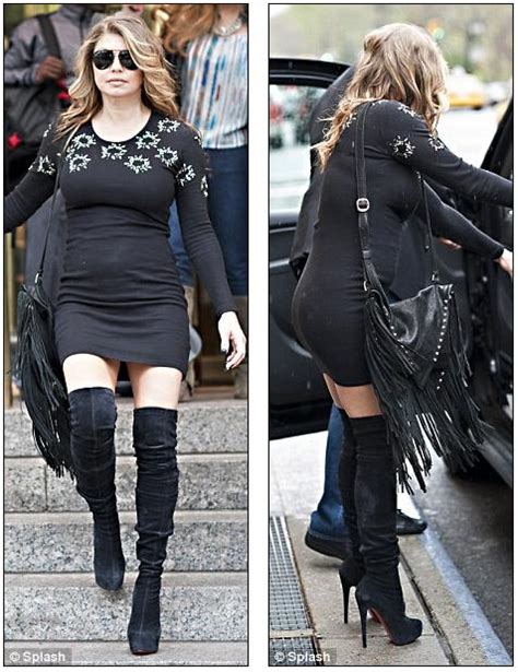 Fergie Turns Heads In A Pair Of Sexy Thigh High Boots 86 Mendem 86