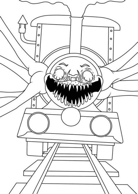 Choo Choo Charles Coloring Pages