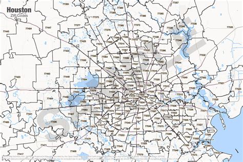 Houston Zip Code Map Printable