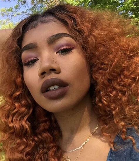 Orange Hair Color African American