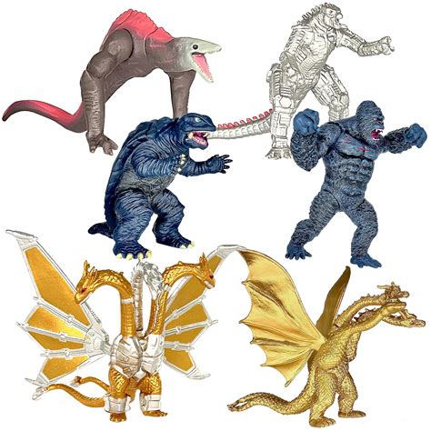 Buy Twcare Exclusive Set Of 6 Godzilla Vs Kong Toys Movable Joint