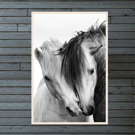 Horse Art Equestrian Horse Print Rustic Decor Digital Download Etsy