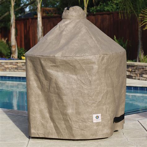Duck Covers Elite Large Kamado Grill With Cart Cover
