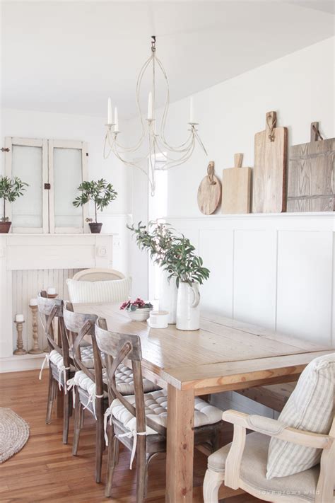 Allow room for 3' of clearance on each side of the table. A New Look and Lighting in the Dining Room - Love Grows Wild
