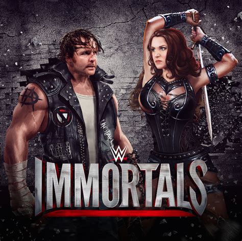 Dean Ambrose And Stephanie Mcmahon In Immortals Stephanie Mcmahon Roman Reigns Dean Ambrose