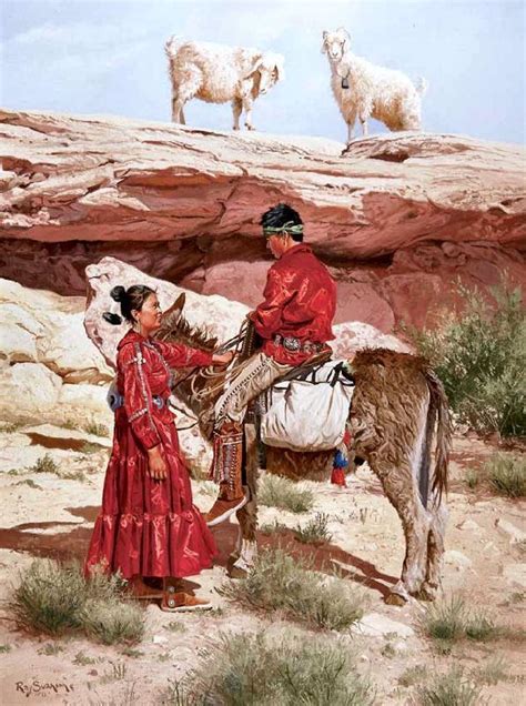 Navajo Romantics Ray Swanson Native American Art Pinterest Native American Ancestry Native